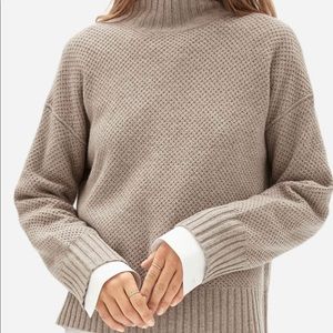 Everlane Stroopwafel Turtleneck for upcycle